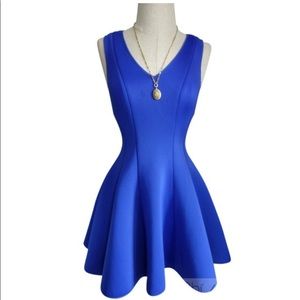 Club Monaco Full Neoprene Cocktail Dress Sz 8